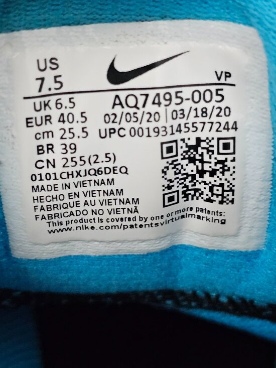 Nike Precision 3 Blue Camo Sole Athletic Basketball Performance Sneaker Shoe 7.5 main image 4
